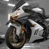 2024+ Fit For CFMOTO 675SR Front Spoiler Lower Spoiler Lower Lip GP Wing Downforce Naked Frontal Spoilers 675SR-R 2024 2025