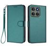 For Motorola Edge 60 Pro 5G Leather Case Wallet Stand Phone Cover with Wrist Strap