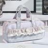 Japanischer Ins-Stil Ita Bag Federmäppchen Niedliche Süßigkeiten-Tasche zur Abzeichen-Ausstellung, Tragbare Kawaii Kosmetiktasche Schreibwaren-Organizer