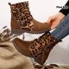 Plus Size Square Heel Suede Short Cargo Boots Women's New Side Zipper Round Toe Motorcycle Boots