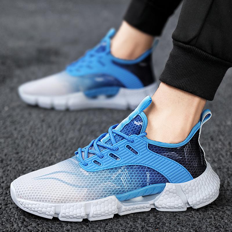 Popcorn summer breathable thin mesh running sports mesh shoes teen dad shoes 39