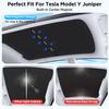 PDJN7 2026 For Tesla Model Y Juniper Sunshade Magnetic Suction Clip Sunroof Honeycomb Sunshades Model 3 Highland Skylight Accessory