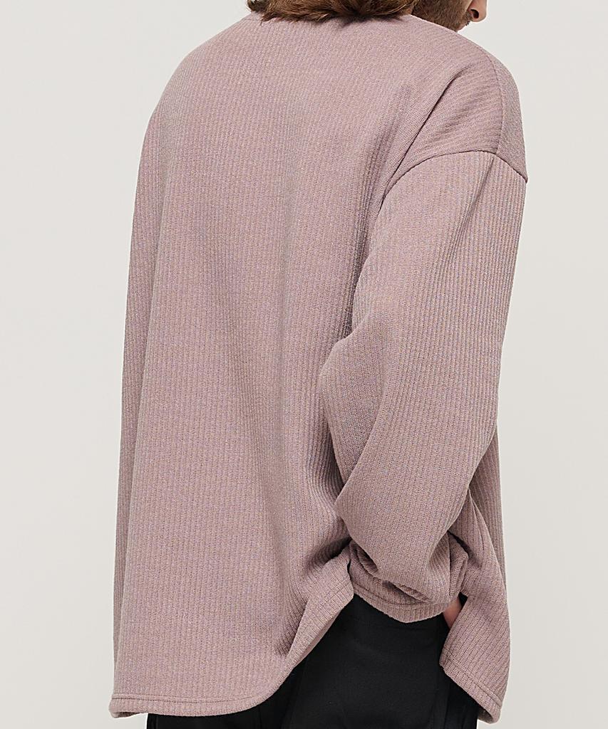 CARGOBROS Cb V-Neck Oversized Knit (Beige)