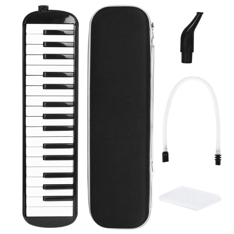 

Multipurpose 32 Key Harmonica Providing Excellent Sound Clarity and Durability Portable Melodica for All Players Needs чорний