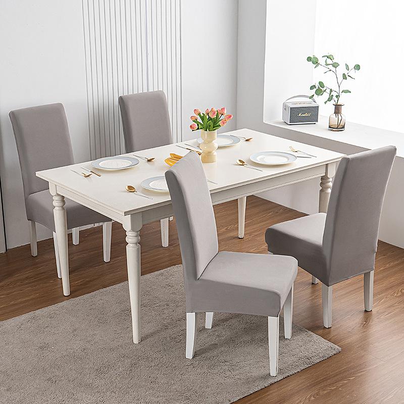 Printed Christmas Day Elastic Chair Cover Household One-Piece Half-Pack Stool Cover Hotel Dining Table Chair Cover