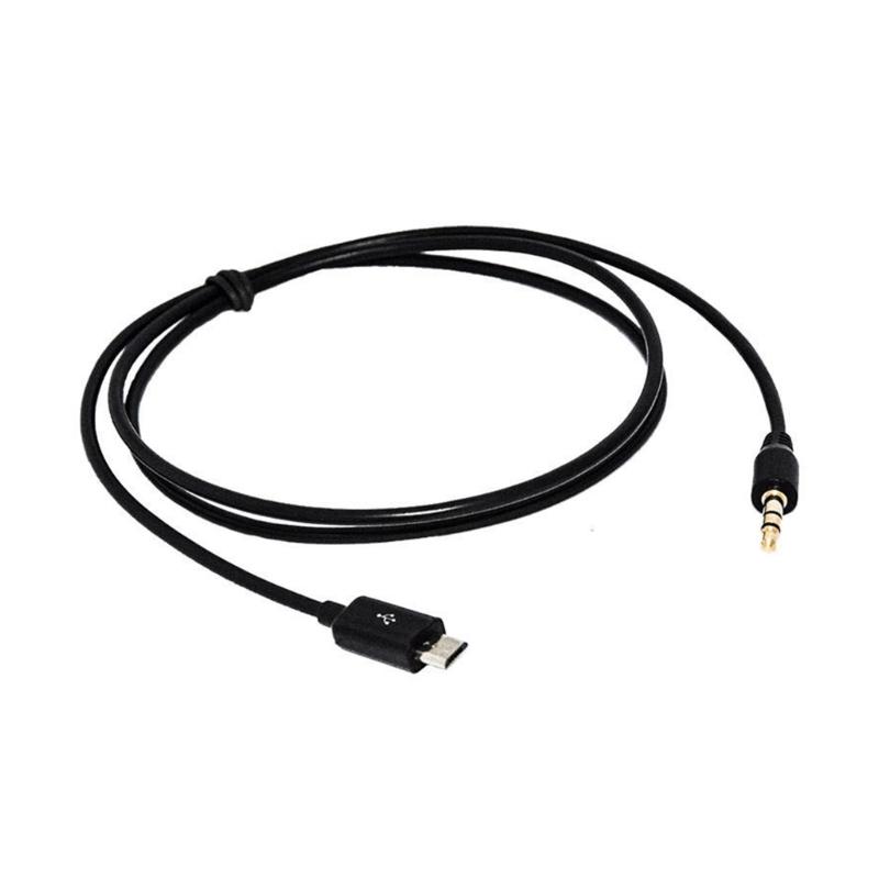 Micros USB To 3.5mm Audios Output Cable Male To Male Car Auxs Extension Cord for S4i9500 I9600 NOTE2 N7100 NOTE3 Phones