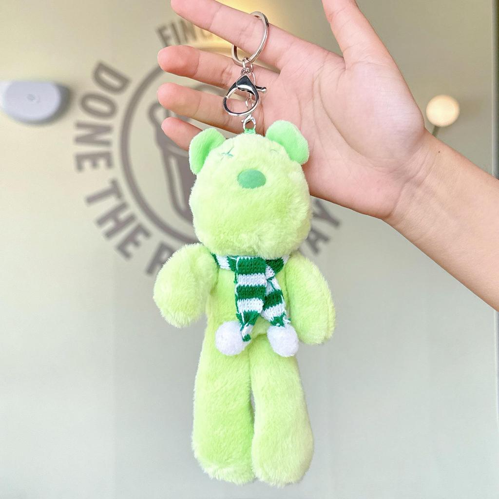 Portachiavi Peluche Bambola Mostro Occhi Grandi