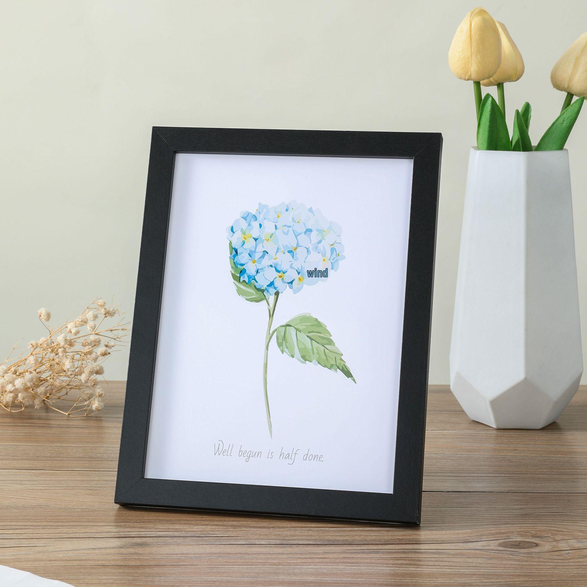 

Custom Wooden Picture Frame - Wall/Tabletop, 5-10 inch, A4, Hot-Selling 5-inch (8.9*12.7cm) display table
