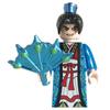 Three Kingdoms Five Tiger Generals Minifigure Set, Small Building Blocks Toy, Third-Party Licensed Figures with Mounts and Weapons