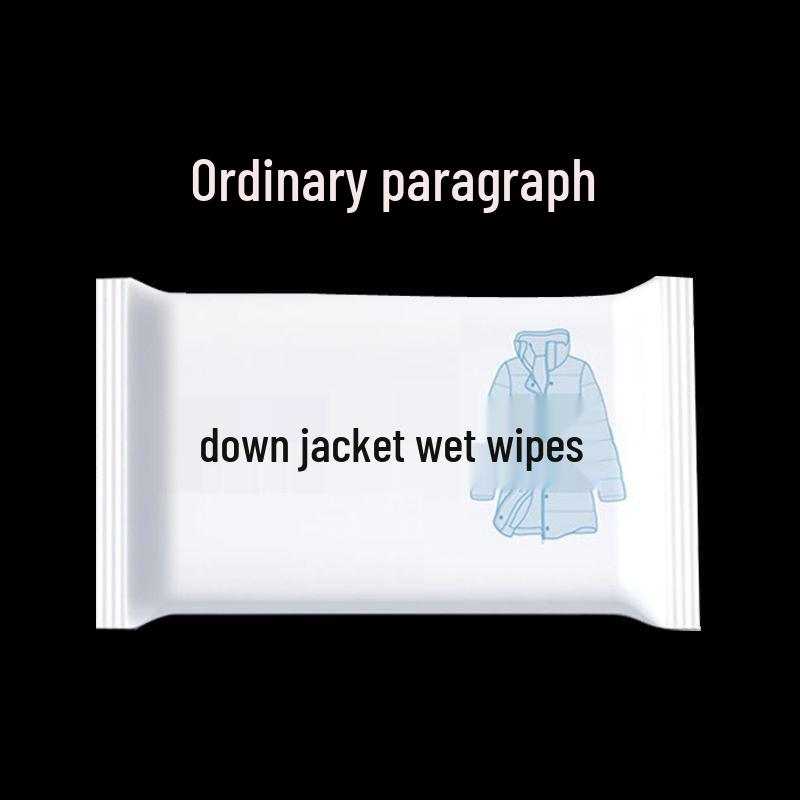 

Знімна плямовивідник та серветки для пуховика