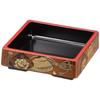 Premium Nigiri Sushi Square Bucket with Made In Japan J-kitchens Plate, Pear-Glazed Shell,
