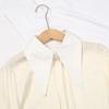 Pointed Solid Color Insert Collar Blouse Spread Lapel Ancient Art Collar Sweet Shawl Insert Decorative Shawl