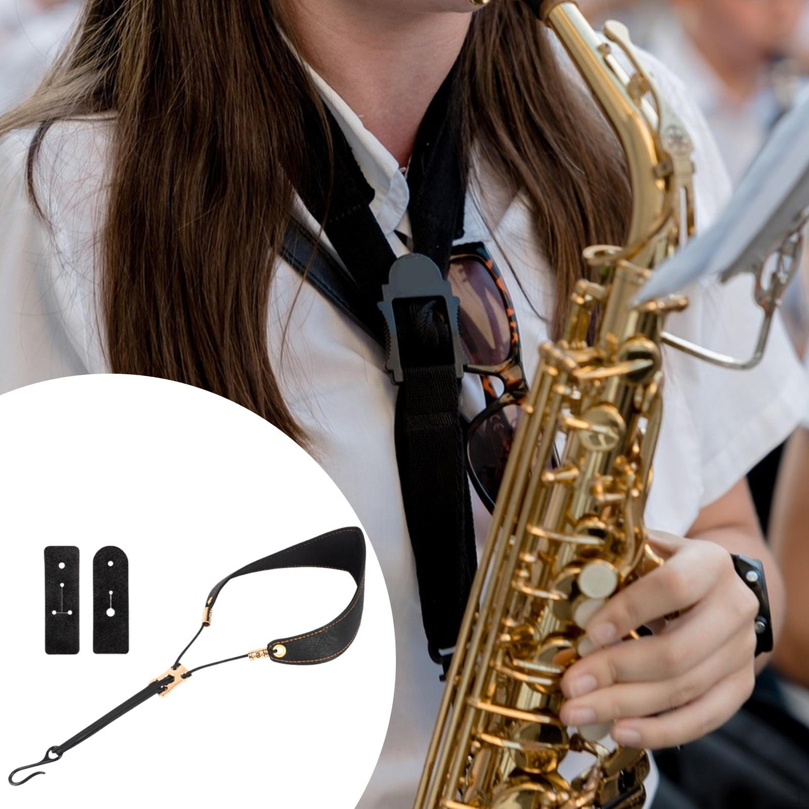 

Clarinet Neck Strap,Adjustable Lightweight Easy Attachment Soft Sturdy Harness Oboe Strap Musical