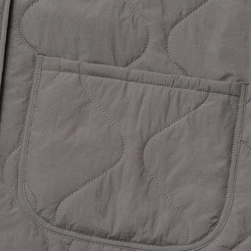 Nomanual Patched Emblem Parka   Washed Brown