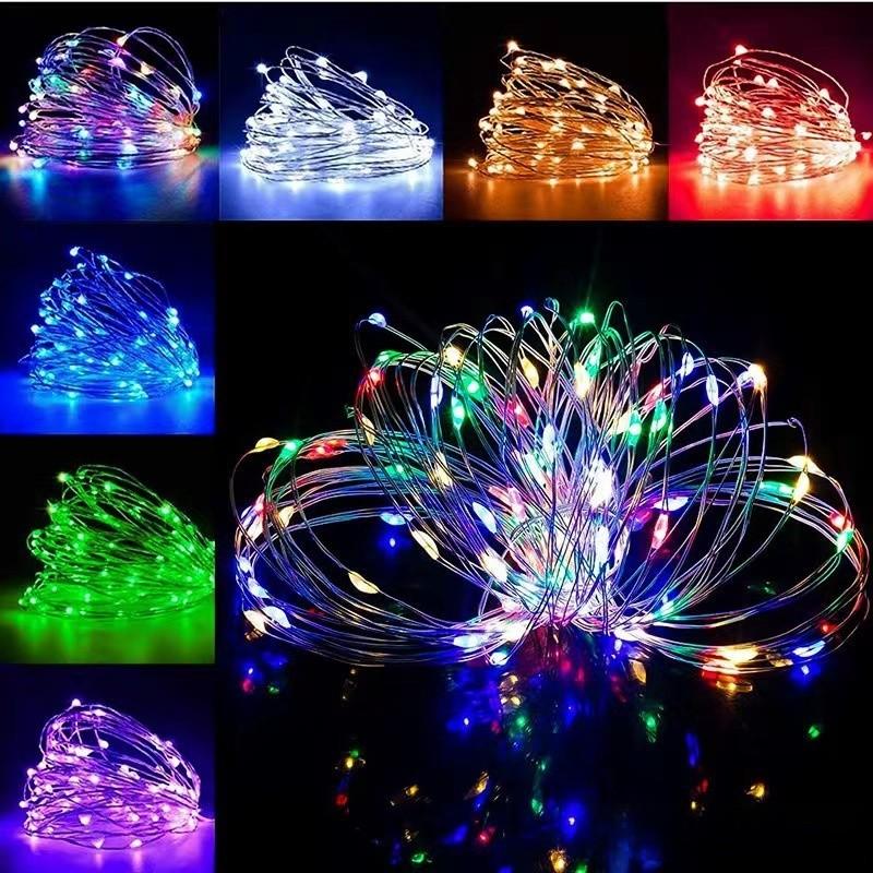 Copper String Wire Fairy Light With Remote Control For Festivities Christmas