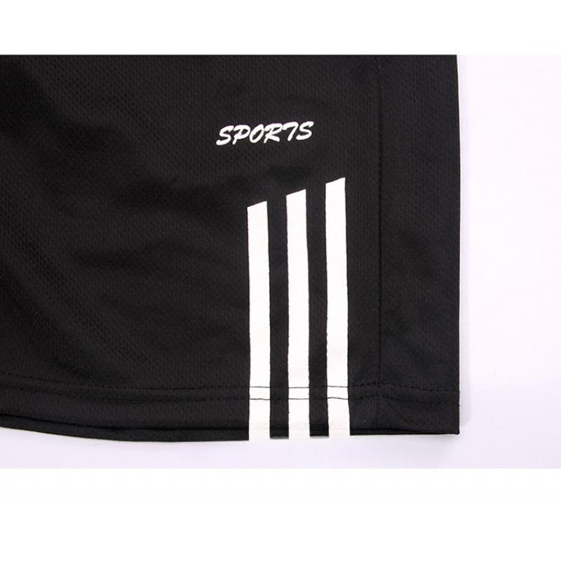 Summer Men Casual Suit Student Plus Size Loose Running Fitness Breathable Quick-Dry Sports Suit