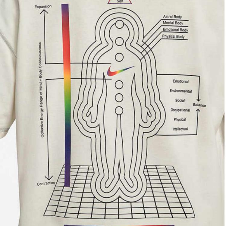 Nike Vêtements de sport Homme Série Basketball Athlétique Décontracté Anti-humidité Stretch Respirant T-shirt à manches courtes Homme Hauts Beige clair DD1413-901