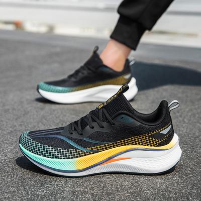 New Super Light Non-slip Sports Shoes Male Youth Sports Students Breathable Mesh Surface Shock Absorbing Running Shoes