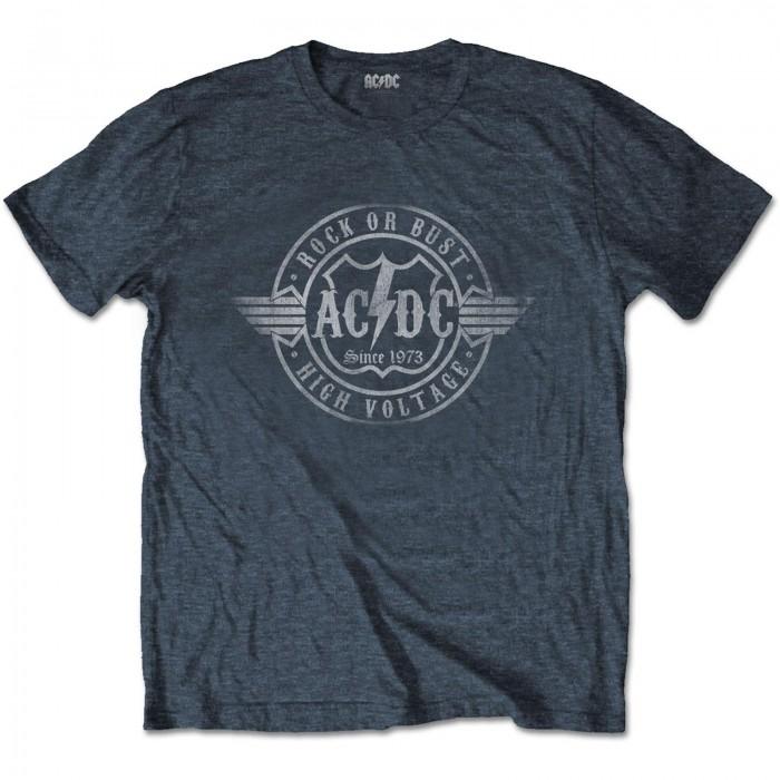 Kaufe AC/DC Unisex-Erwachsene Rock Gold Bust T-Shirt zum Preis ab 16 | Joom