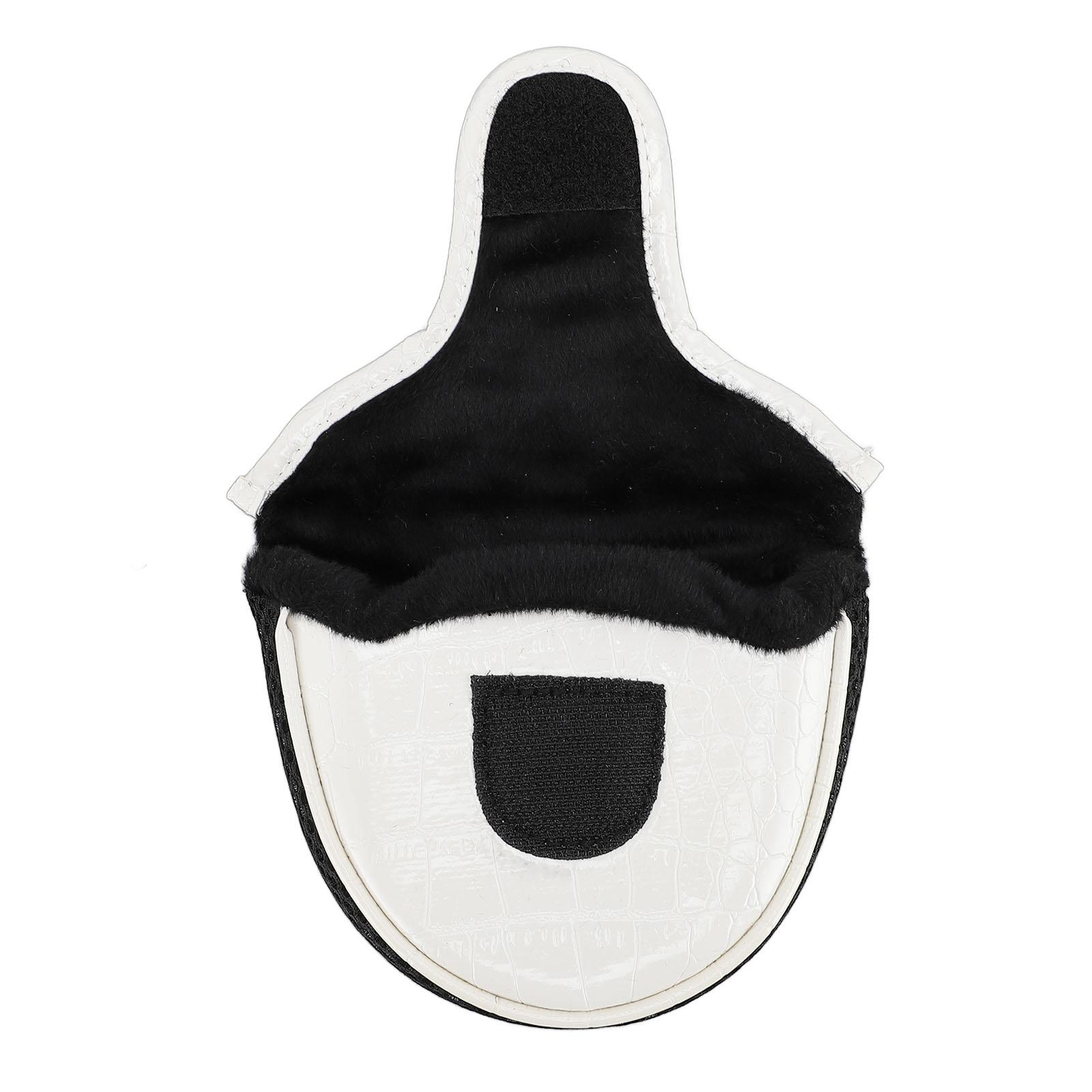 

ПУ Чехол для паттера Накидка на головку Защитник клюшки Оборудование Мягкая подкладка Противоскользящий Брызгозащищенный Белый