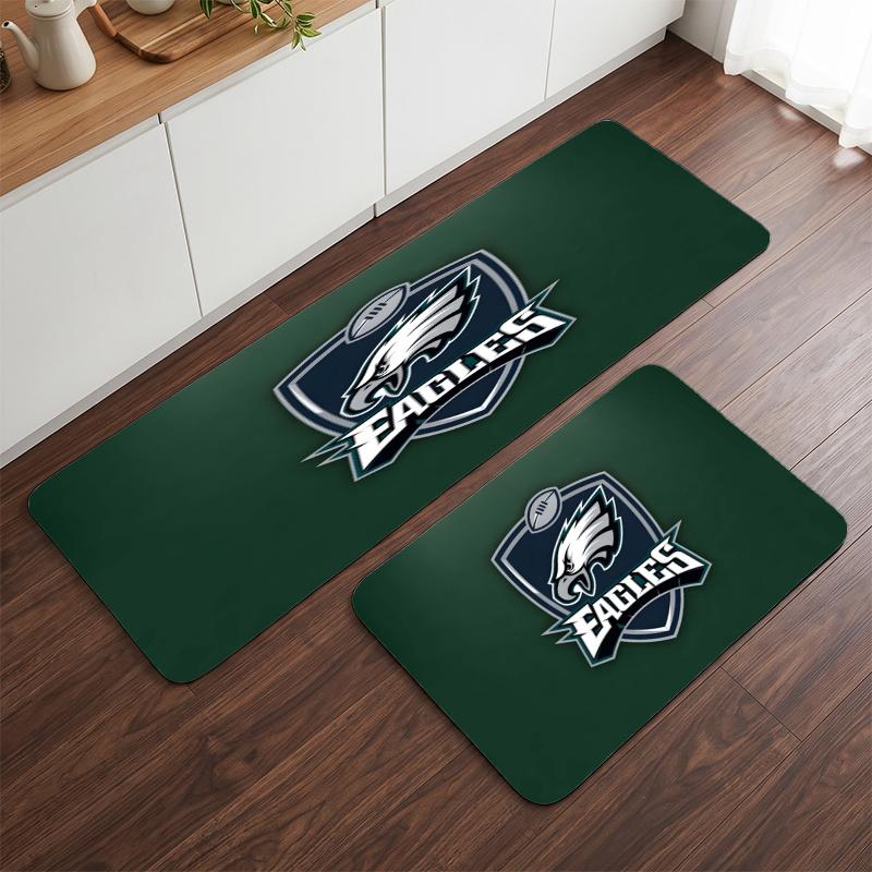 Philadelphia Eagles (64) Flannel Kitchen Mat Soft Anti-Slip Kitchen Floor Runner Rug Kitchen Rug for Home Kitchen Decor