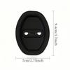 1pcs Silicone Car Door Lock Buckle Protective Cover, Rust-Proof and Noise Reduction Interior Accessories, Suitable for All Models, Durable and Quiet