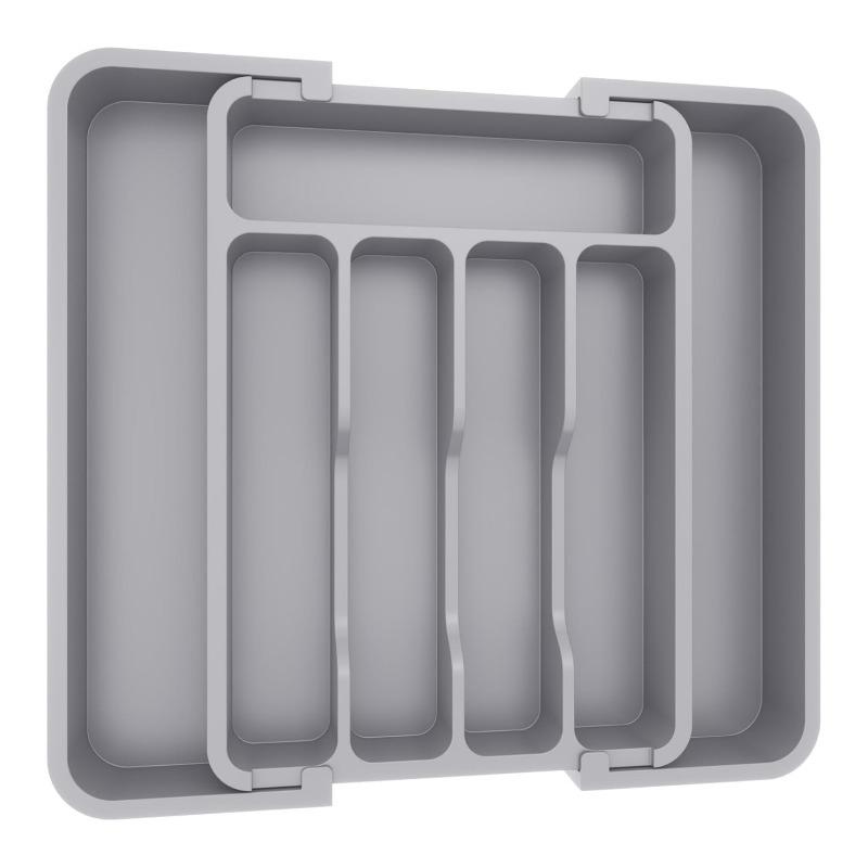 Drawer Organizer, Expandable Utensil Tray For Kitchen, Flatware And Cutlery Holder