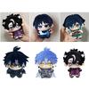 10cm Genshin Impact Keychain Plush Anime Figures Neuvillette Wriothesley Furina Pendant Cartoon Doll Keyring Keychain Gift