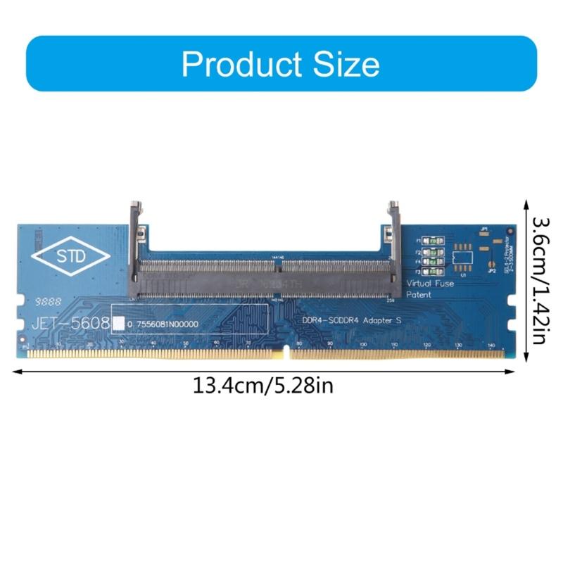 DDR4 Laptop to Desktop Memory Adapter Card SO-DIMM To PC DIMM Card DDR4 Memory Connector Adapter