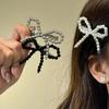 Korean Fashion Women Pearl Hair Clips Pins Cute Girls Pearl Hairclip Bows Hairpin Metal Hair Clips Y2k Girl Hair Accessories
