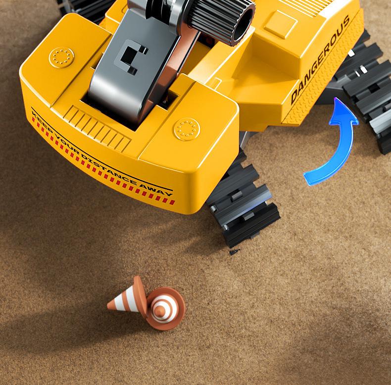 Lili Tracked Crane Engineering Toy Model with Lifting Hook - Perfect Gift for Boys