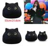 Adorable Black Cat Shaped Plush Toy Soft Stuffed Doll For Cozy Comfort And Play