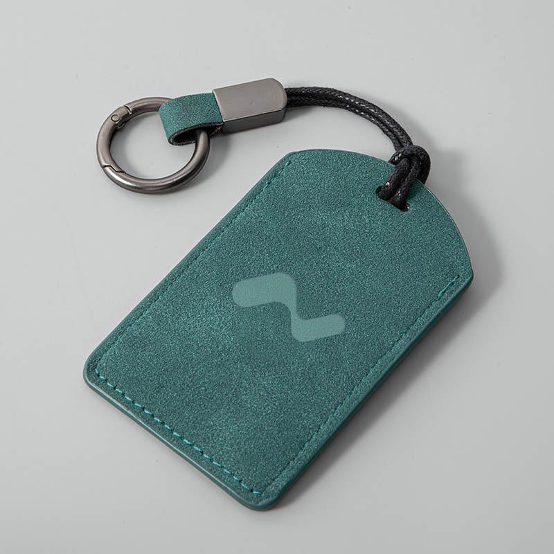 Nio LeDao L60 Card Key Case: Suede Protective Bag for Smart Remote Control – Unisex with Buckle Shell