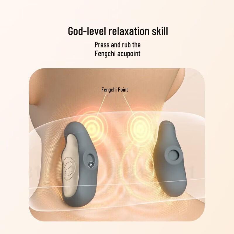 SKG N5-3 U-shaped Neck and Shoulder Massager with Heat CN Plug (adapter Included)