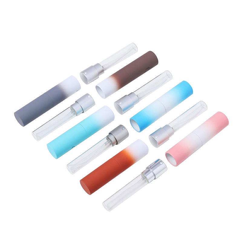 8ml Gradient Perfume Atomizer - Lipstick Style Twist Glass Spray Bottle
