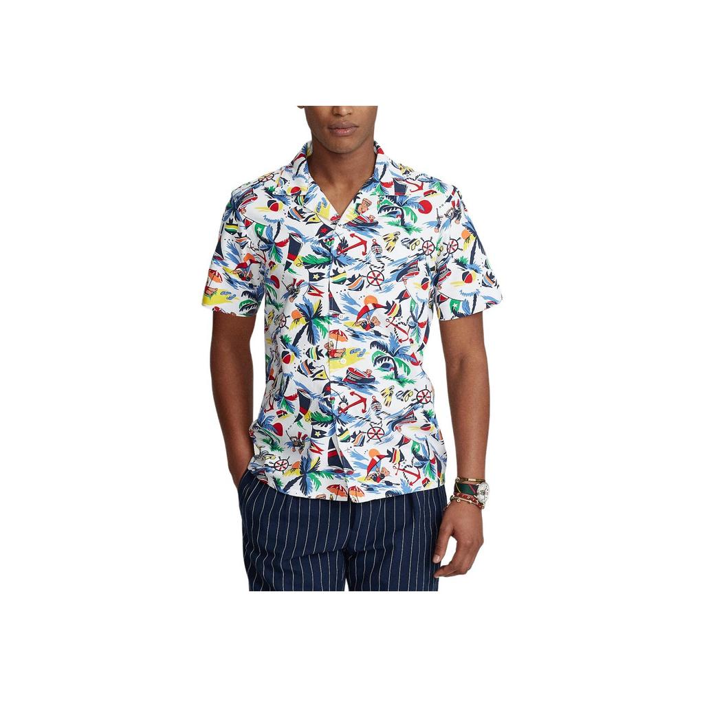 Polo Ralph Lauren Tričko s krátkým rukávem s potiskem medvídka Pánská trička Vícebarevná MNPOWOV1N820322-999
