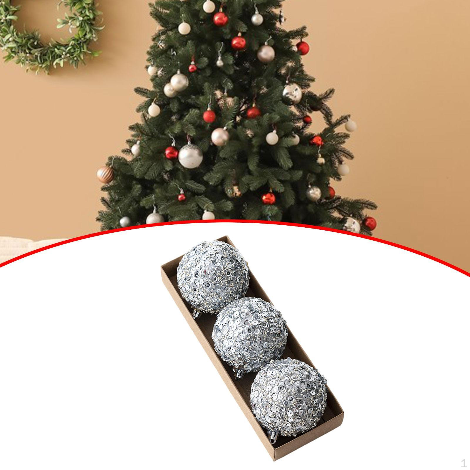 

Рождественские шары, украшения, набор, декоративные безделушки, поделки, декор для рождественской елки, принадлежности для вечеринок 8cm_Silver