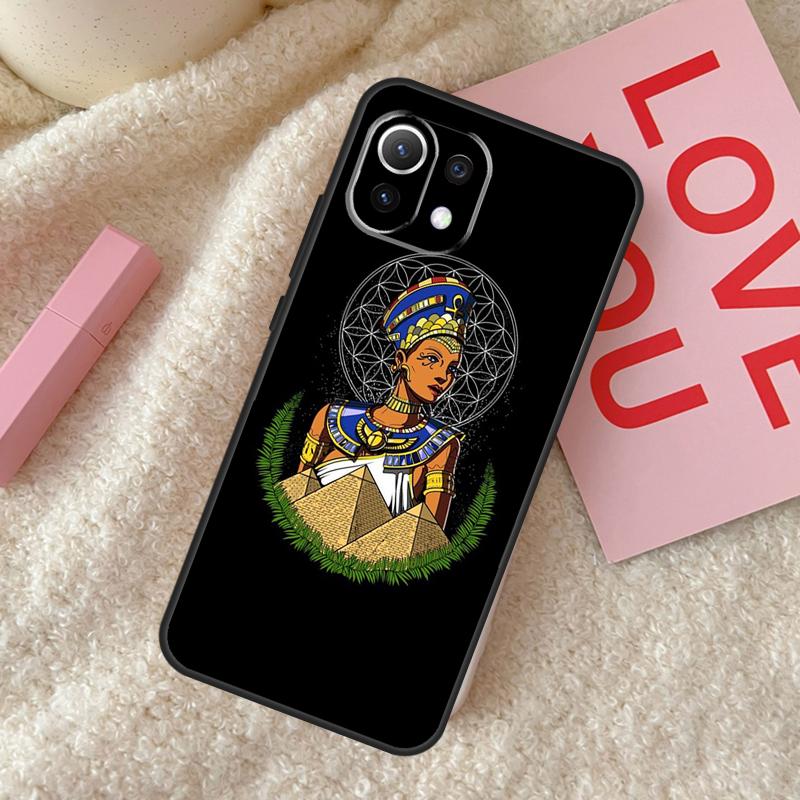 Egypt Nefertiti Ankh Case For Xiaomi 15 14 Ultra 13T 14T 15T Pro 17 Pro Max POCO F8 F7 F5 F6 X3 X5 X6 X7 Pro Cover