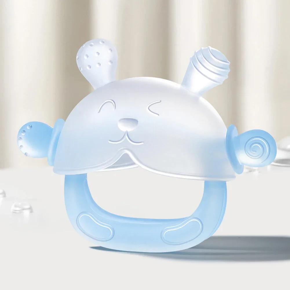 1Pcs BPA Free Silicone Anti Drop Wrist Hand Teether Dental Care Gums Anti-eating Baby Teether Gloves Hand Molar Baby Accessories
