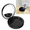 Cushion Foundation Case LED Light Round Mirror Compact Internal Case Cosmetic Empty Package