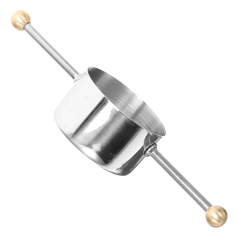 Stainless Steel Cocktail Jigger 30ml Double Bead Design Precision Mixing Tool Professional Long Rod Bartender Measuring Tools