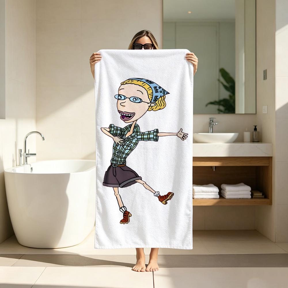 Adventure Cartoon R-Rugrats Towel Microfiber soft Beach Towel for Travel Fitness Sauna Bathing Camping