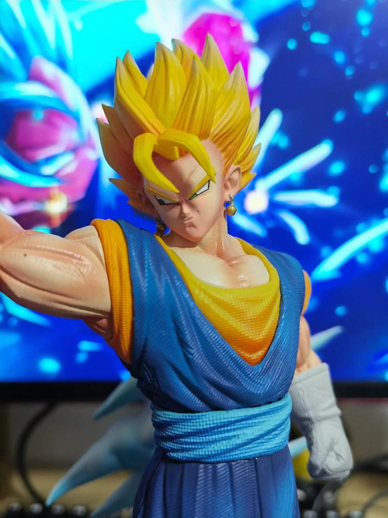 Studio YS Dragon Ball Z Vegito Vs Buu Battle Figure - 33cm PVC Double Head Sculpt Collectible Statue DBZ Anime Diorama