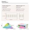 Pearl Loose Leaf Hole Guard Stickers Self-Adhesive Waterproof Perfect for Planner Scrapbooking Binder Notebook School Office Use