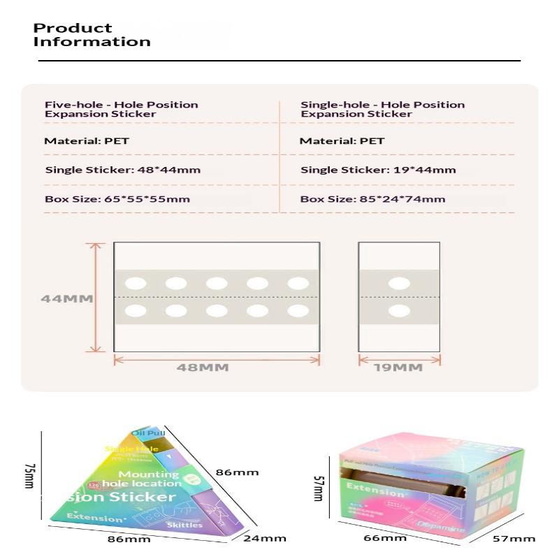 Pearl Loose Leaf Hole Guard Stickers Self-Adhesive Waterproof Perfect for Planner Scrapbooking Binder Notebook School Office Use