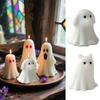Halloween Animal Ghost Candle Mold, Cat Dog Resin Casting Ghost Silicone Mold For Halloween Aromatherapy Candle Soap Making