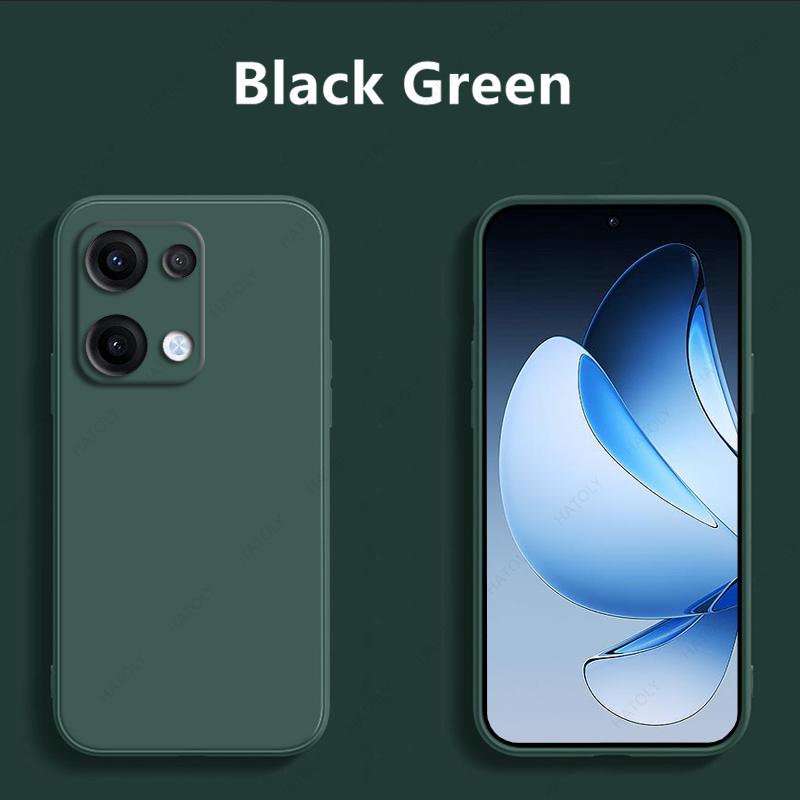 Жидкий силиконовый чехол для телефона Oppo Reno13 5G, противоударный чехол Funda, задняя крышка для Oppo Reno13 Pro 5G, чехол For Oppo Reno13 Pro