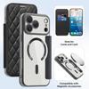 Magnetic Wallet Leather Phone Case For iPhone 17 Air 17Pro Max 15 Pro Max 16 Plus 13 12 11 Wireless Charging Flip Cover Magsafe Card Holder
