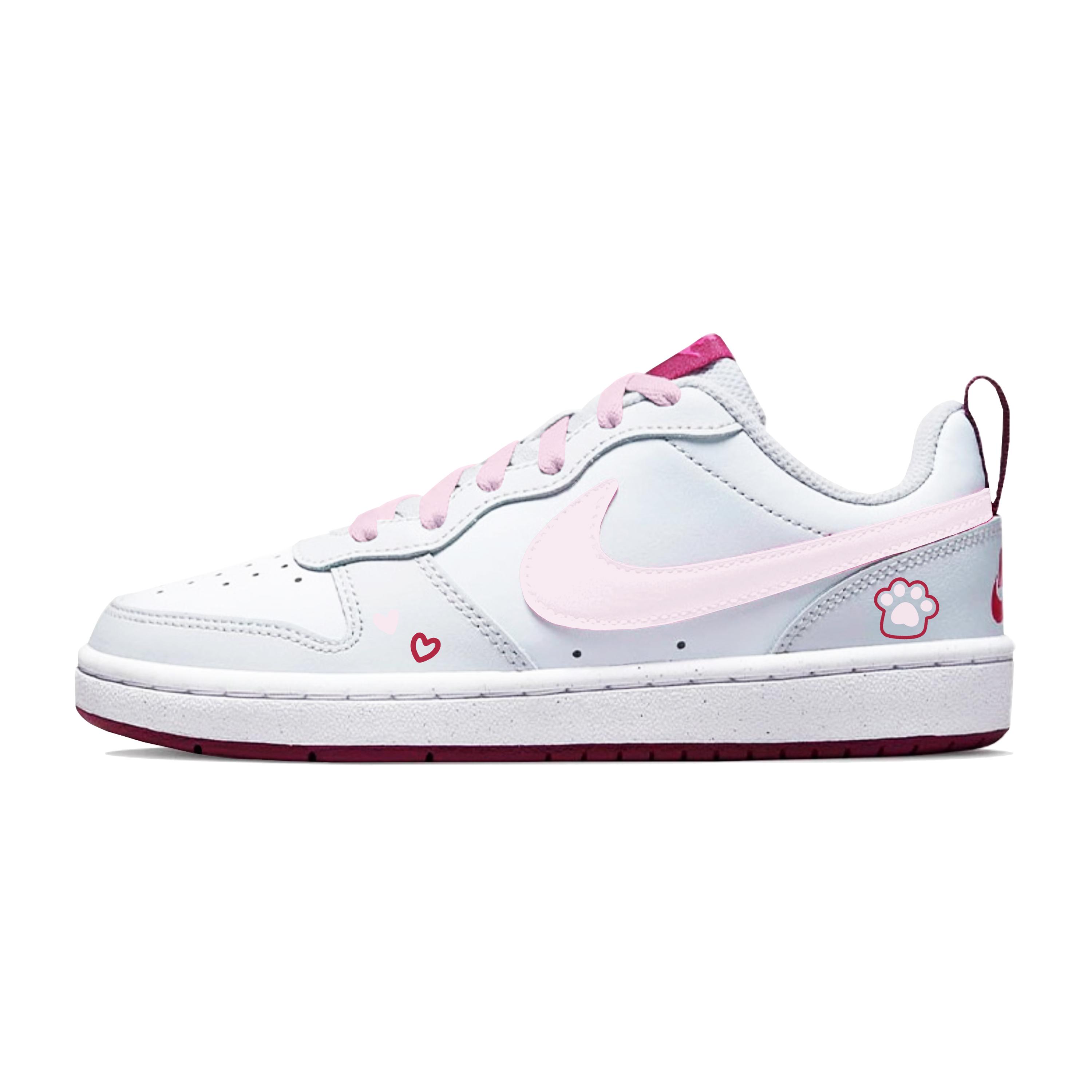 

Nike Court Borough Abrasion Resistant Slip Resistant Skateboard Shoes Women s Bq5448-015(Team1440-) 38