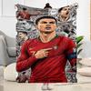 Ronaldo's Portugal Legacy Blanket Soft & Cozy Suitable for Couch Seaside Bedding for All Seasons Playful Design Best Holiday Gift for Friends Family